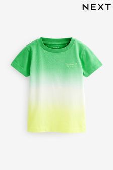 Green and Yellow Short Sleeve Tie Dye T-Shirt (3mths-7yrs) (C73449) | 6 € - 8 €