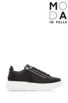 أسود - أحذية رياضية بنعل ضخم وسحاب جانبي من Moda In Pelle (C73946) | 555 د.إ