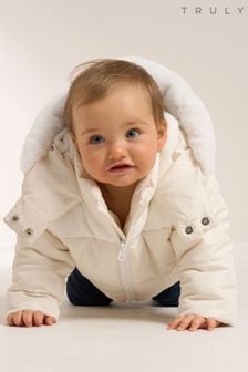Truly Baby Wattierter Mantel, Natur (C74479) | 60 €