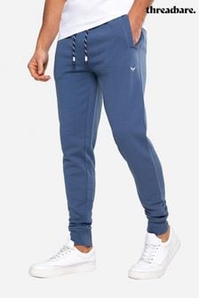 Denim modra - Threadbare bombažne Blend hlače (C74500) | €23
