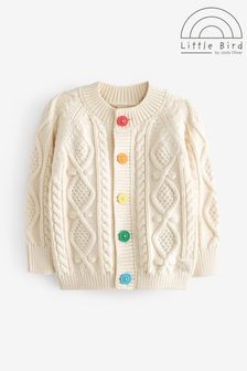 Little Bird by Jools Oliver Cream Knitted Cable Cardigan (C74517) | TRY 816 - TRY 1.020