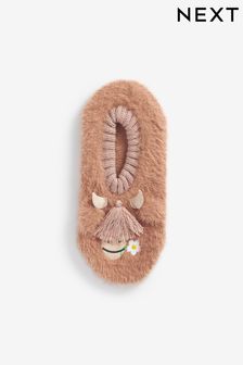Brown Hamish The Highland Cow Footsie Slippers 1 Pack (C74523) | $16