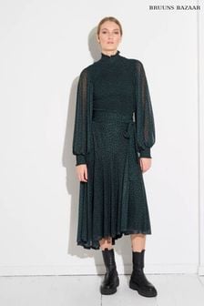 Bruuns Bazaar Phlox Isabella Black Midi Dress (C74530) | €104