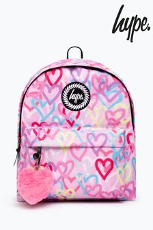 Hype. Pink Graffiti Hearts Backpack (C74534) | €44