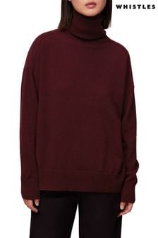 Whistles Red Cashmere Roll Neck Jumper (C74716) | 305 €