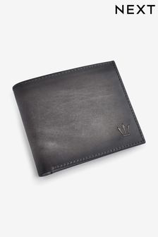 Grey Leather Wallet (C75048) | kr410