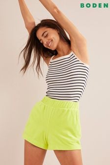 Boden Yellow Towelling Shorts (C75127) | €25
