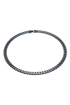 Unique & Co Mens Silver Tone Blue Ion Collection Necklace (C75425) | €101