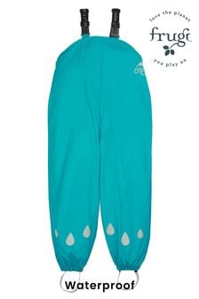 Frugi Recycled Polyester Waterproof Puddlesuit Dungarees (C75849) | 13,620 Ft - 14,600 Ft