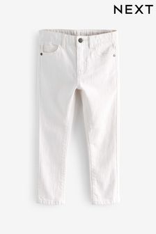 Natural Ecru Skinny Fit Cotton Rich Stretch Jeans (3-17yrs) (C76100) | $20 - $29