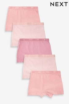 Pink Short Briefs 5 Pack (2-16yrs) (C76435) | $21 - $31