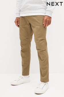 Stone Regular Tapered Slim Stretch Utility Trousers (C76546) | €17