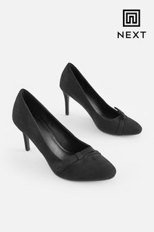 Black Forever Comfort® Round Toe Bow Court Shoes (C76818) | 45 €