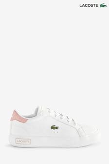 Białe buty sportowe Lacoste Powercourt (C76986) | 157 zł