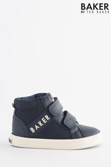 Baker by Ted Baker Boys Navy Blue Boot Trainers (C77036) | 165 QAR
