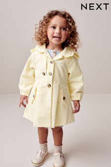 黃色 - 防雨褶邊領棉質時尚外套 (3個月至7歲) (C77164) | NT$980 - NT$1,150