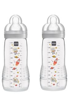 MAM 2 Pack Baby Bottles 330ml (C77181) | €22
