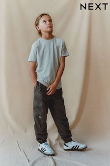 Charcoal Grey Cargo Trousers (3-16yrs) (C77391) | €13 - €15.50