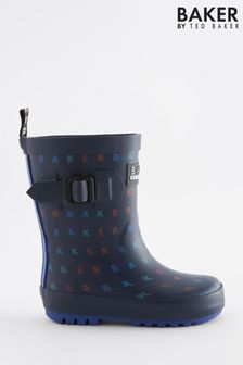 Baker by Ted Baker Boys Logo Welly Boots (C77458) | KRW47,000