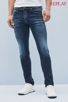 Темно-синий - Replay Тощие джинсы Jondrill (C77752) | €100