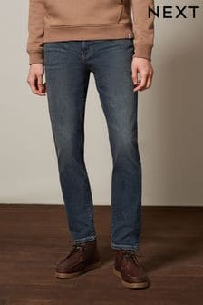 Bleu foncé vintage - Standard - slim/coupe slim Jeans poids lourd premium (C78268) | €13