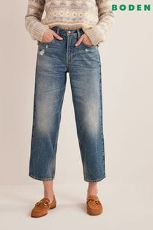 Боден-блакитні розслаблені конічні джинси (C78650) | 3 437 ₴