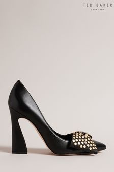 Ted Baker Leyma Black Studded Bow Court Shoes (C78784) | 222 €