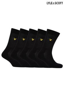 Set 5 Pachet sport Lyle &Scott Camdyn Negru Șosete 10 (C78837) | 143 LEI