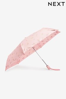 Blush Pink Auto Open/Close Umbrella (C79093) | $23