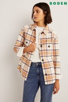 Boden Natural Relaxed Wool Overshirt (C79498) | €94