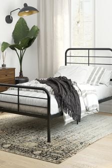 Dorel Home Black Europe Millie Metal Bed (C79504) | Kč7,535 - Kč8,725