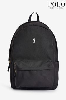Black - Polo Ralph Lauren Pony Logo Backpack (C79769) | BGN167