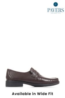 Pavers Loafer aus Leder in weiter Passform, Rot (C79917) | 34 €