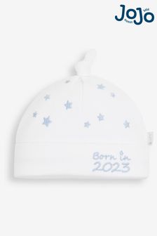 JoJo Maman Bébé Blue Born in 2023 Embroidered Hat (C79987) | 7 €