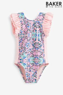 Baker by Ted Baker Pink Butterfly Swimsuit (C80029) | €15 - €18
