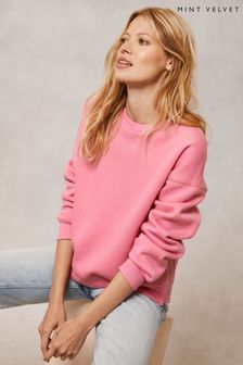 Mint Velvet Pink Side Zip Sweatshirt (C80111) | 79 €
