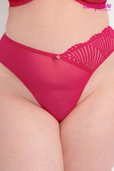 String Curvy Kate Scantilly Authority rose vif (C80388) | €10