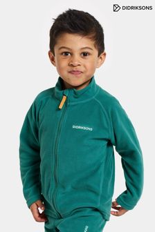 Зеленая детская куртка на молнии Didriksons Monte (C80808) | €33