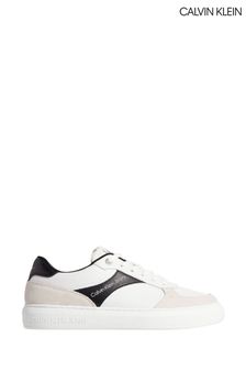 حذاء رياضي كاجوال أبيض برباط علوي من Calvin Klein (C80815) | 52 ر.ع