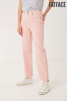 FatFace Pink Ellen Coloured Wide Leg Jeans (C81319) | SGD 84
