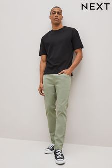 Light Green Slim Essential Stretch Jeans (C81387) | 77 zł