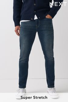 Синий в винтажном стиле - Облегающий крой - Стретчевые джинсы Ultimate Comfort (C81454) | 22 660 тг