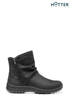 Hotter Terrain GTX Black Zip-Fastening Shoes (C81503) | LEI 770