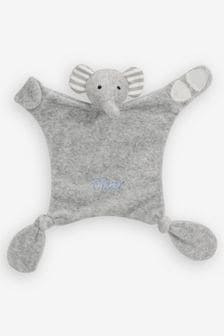 JoJo Maman Bébé Elephant Comforter & Soother Saver (C82174) | $19