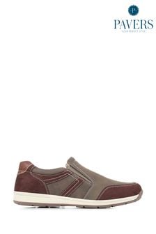 Pavers Brown Casual Slip-On Trainers (C82376) | €51