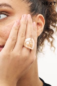 Beige Glass Ring (C82402) | 13 €