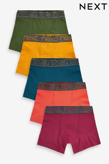 Autumnal tones Trunks 5 Pack (2-16yrs) (C82619) | €18.50 - €25