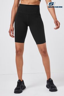 Skechers Black Goflex High Waist 10 Inch Cycling Shorts (C82767) | kr425