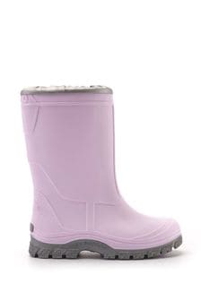 Start Rite紫色Mudbuster抓絨襯裡溫暖舒適雨鞋 (C82961) | NT$1,490