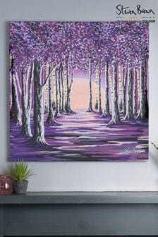 Steven Brown Art Violet Forest Grande Impression sur toile (C83086) | €183